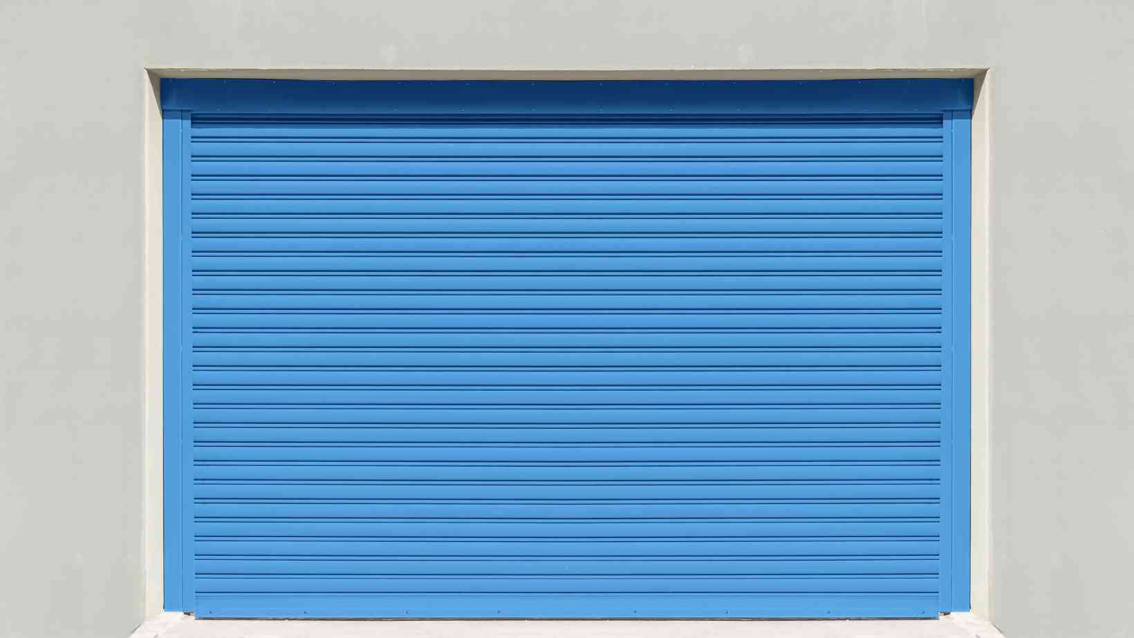 Garage Roller Shutter Blue